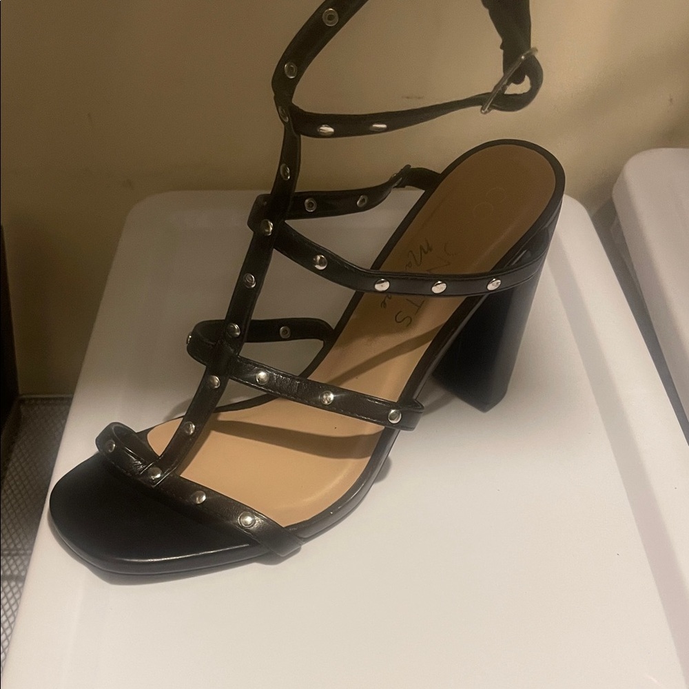 Coconuts by Matisse Black Studded Heels